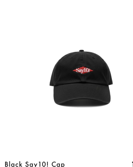 Black Say10! Cap