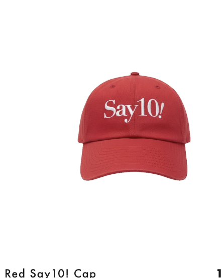 Red Say10! Cap